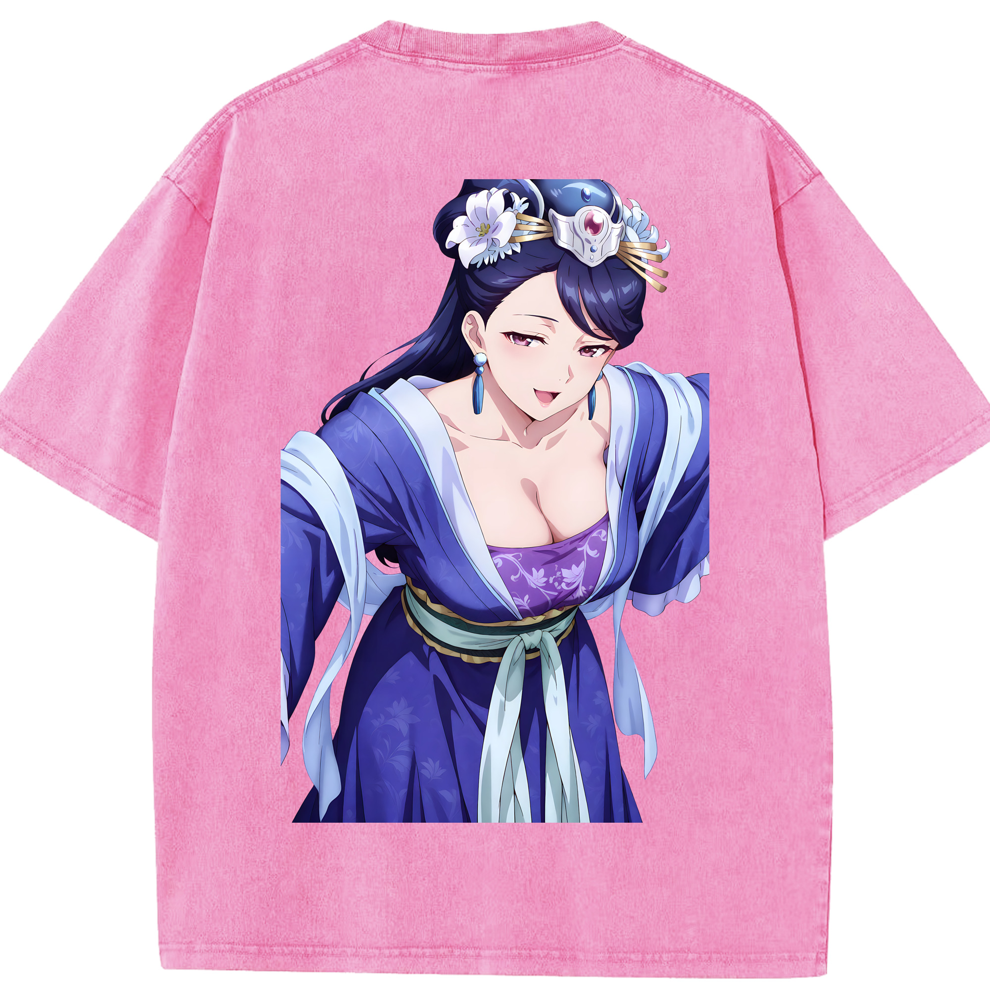 （画像用） 薬屋のひとりごと The Apothecary Diaries 綿100% ヴィンテージ風 半袖Tシャツ（背面プリント）